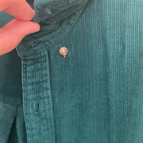 Green corduroy shirt - Picture 5 of 9
